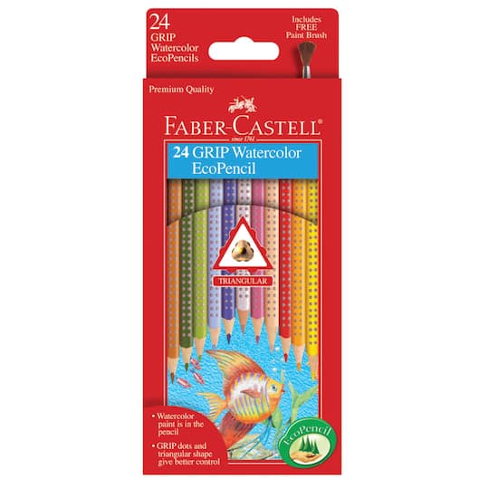 Faber-Castell&#xAE; GRIP Watercolor EcoPencils Set
